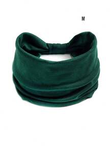 1 pieza Diadema elástica ancha de punto para mujeres, adecuada para decoración del peinado diario, turbante, diadema deportiva, artículos escolares, universidad, diademas para mujeres, pañuelos, accesorios para el cabello de invierno, elegante