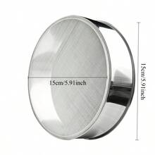 1 cái rây bột lưới mịn, rây nướng thủ công, bình lắc đường bột, thích hợp để nướng bánh ngọt, bánh mì, bánh ngọt, bột mì, bột ca cao, rây đường, bánh nướng nhỏ, dụng cụ nhà bếp dễ vệ sinh - Nhiều màu - Xem 2