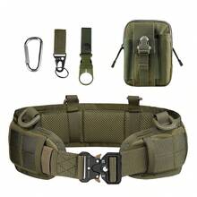 1pc 2025 New Outdoor Military Tactical Waist Belt Set, Multi-Functional Quick Release Nylon Waist Belt, Handmade With Slight Deviation, Minimalist & Elegant, Suitable For Christmas