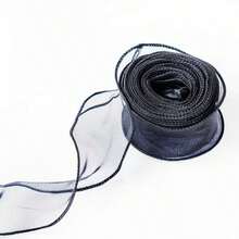 10Yards/Roll Sheer Chiffon Ribbon Organza Satin Ribbons For Gift Wrapping Decoration Wedding Bouquets Wreath Sewing Supplies