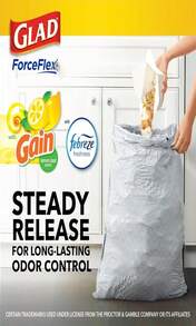 Glad ForceFlex Tall Kitchen Trash Bags, 13 Gallon, Gain Lemon Zest, 40 Count (Package May Vary) - ColorA - 查看 4