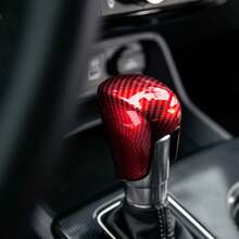 Compatible With Honda Civic 2022 2023 2024 2025 2026 For CRV HRV 2023 2024 2025 2026 For Accord 2018-2024 2025 2026 Accessories Car Center Console Gear Shift Knob Cover Trim Cap -Red Carbon - 黑碳 - 查看 10