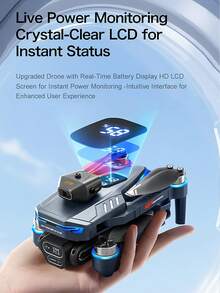 CASRRA The Multi-Functional Drone GT8 Equipped With A Camera Is Fitted With A Large-Screen Remote Control, Allowing For Real-Time Viewing Of Flight Routes, Taking Photos And Videos, And Documenting Life. Brushless Motors Offer More Powerful Performance. Optical Flow Hovering Flight Is More Stable For Novice Drones. Economic Drones. Aerial Photography Drones, Wonderful Christmas And Halloween Gifts