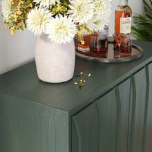 JOEMEY Buffet Cabinet Sideborad With Door For Living Room, Entry, Hallway(Green ) - 綠色 - 查看 5