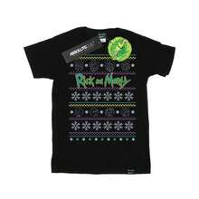 RICK AND MORTY Mens Christmas Faces TShirt (Black) - Kaffeebraun - Übersicht 2