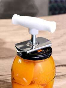 1 Piece Stainless Steel Twist Cap Opener, Universal Adjustable Bottle Opener, Thickened Lid Opener, Labor-Saving Twist Cap, Suitable For The Elderly With Weak Hands And Arthritis - Can Be Easily Used As A Bottle Opener, Can Opener And Jar Lid Opener.