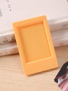 1 szt. wielokolorowa 3-calowa magnetyczna plastikowa ramka na zdjęcia, magnetyczna naklejka na lodówkę, do zdjęć z aparatu natychmiastowego i mini kartek, odpowiednia do spersonalizowanej dekoracji lodówki, prezent dla przyjaciół, na Halloween, Boże Narodzenie