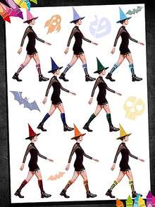 4 Pairs/8 Pairs Colorful Striped Knee High Socks, Fashionable, Innovative, Skin-Friendly, Soft & Tight-Fitting, Suitable For Women - 彩色 - 查看 2