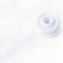 10Yards/Roll Sheer Chiffon Ribbon Organza Satin Ribbons For Gift Wrapping Decoration Wedding Bouquets Wreath Sewing Supplies