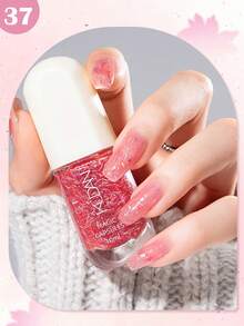 KUDAN 1瓶10毫升水性可撕指甲油，酒红色咖啡棕色，适合冬季，无异味快干指甲油，无需烘烤，持久耐用，适合日常美甲装饰、居家美甲和美甲沙龙美甲用品。 - 彩色 - 查看 30