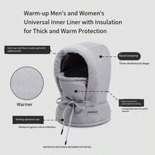 1 Stück Weihnachts-Windschutz-Trappermütze, Unisex thermisch gefüttertes Skimaske-Schal-Set, Motorrad-Gesichtsmaske, Weihnachts- und Neujahrsgeschenk