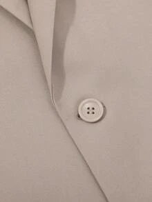 Men's 3 - Piece Suit Set, Formal Slim - Fit Blazer Vest Pants For Wedding/Business - 香檳色 - 查看 7