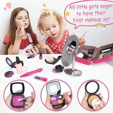 Kids Pretend Makeup Set (, Not For Real Use) Roleplay Vanity Cosmetic Bag Makeup Kit Princess Makeup Handbag Gift Box Set, Birthday, Holiday, Christmas, New Year Gift - Shape - View 13