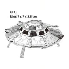 3D 金属拼图 - 航空飞机，3D 金属拼图玩具 - 无需胶水，办公桌装饰，圣诞节和生日礼物！