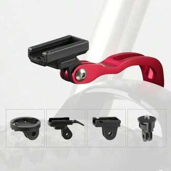 Bicycle Front Light Holder Lamp Bracket Camera Stand For GoPro Uni-Body Folding Bike Fork Mount MTB Accessories Fits