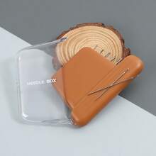 便携式旅行磁性缝纫针盒，包含锋利的缝纫针、磁性针架和超强磁性迷你针收纳盒，适用于手工缝纫、缝纫工具套装、缝纫盒，颜色/款式随机。