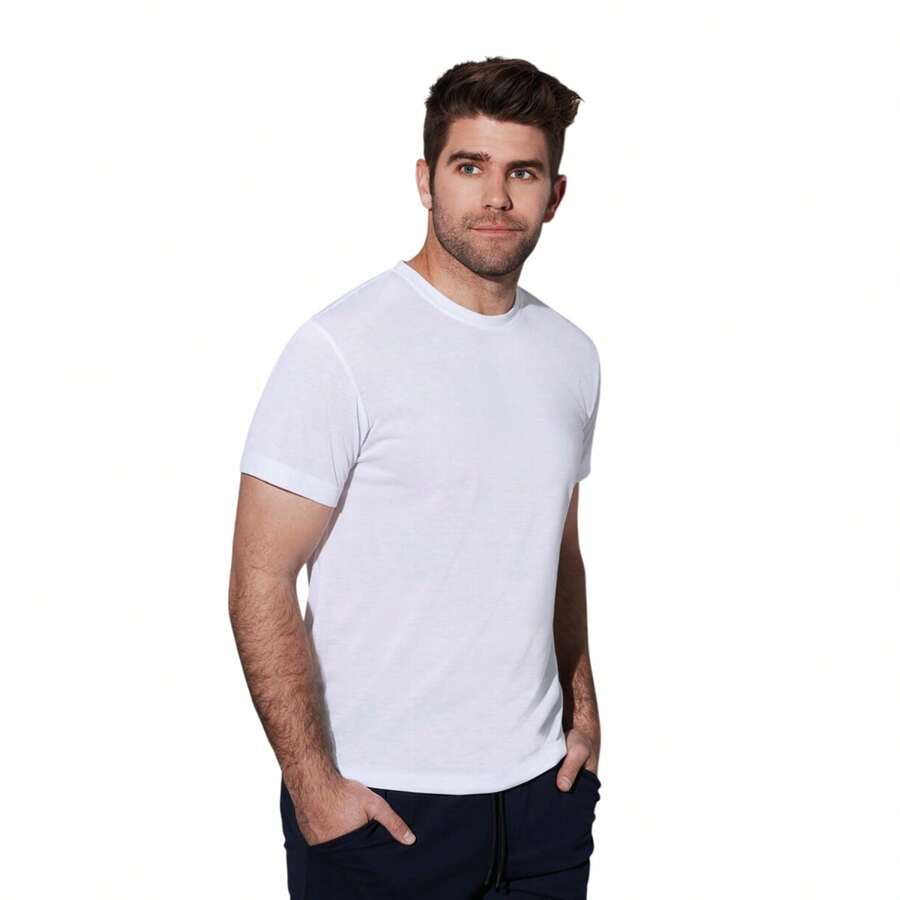 Mens Cotton Touch TShirt (White) - White - View 1