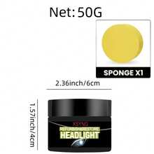 Headlight Restoration Kit - Renew Yellow Hues, Scratch & Blur Repair, Restore Brightness To Both Front & Rear Headlights, Easy Application, ABS Resin, Vehicle Lighting Upgrade | Smooth Finish | Restoration Efficiency, Car Light Restoration