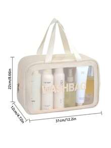 Trousse de maquillage portable de grande capacité, trousse de rangement à la mode pour cosmétiques de voyage, nouveauté 2025