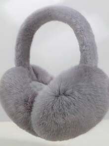 2PCS/1PC Winter Warm Earmuffs Cute Student Ear Cover Winter Ear Protection Plush Ear Bag Anti-Freeze Foldable Earmuffs