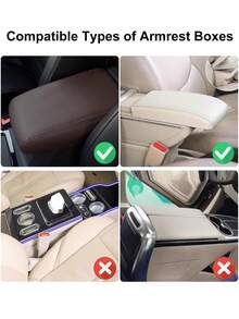 1 chiếc bọc bệ tỳ tay trung tâm xe hơi bóng bẩy, đệm bệ tỳ tay xe hơi bằng da thật với 2 ngăn chứa đồ, hộp đựng đồ bảo vệ bệ tỳ tay xe hơi đa năng, phụ kiện nội thất bóng bẩy, phù hợp với hầu hết các loại xe. - phong cách A - Xem 7
