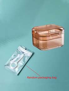 1/2 pièces Boîte de rangement pour appareils dentaires invisibles, boîte de rangement orthodontique à double couche, boîte pour brackets invisibles, boîte de nettoyage portable avec design de drainage, convient pour la maison, l'extérieur et les voyages