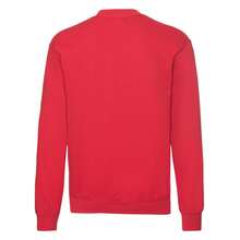Fruit of the Loom Mens Classic Setin Sweatshirt (Red) - Red - View 2