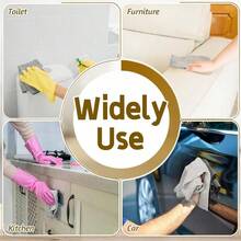 50-Pack Heavy Duty Microfiber Cleaning Cloths | Reusable & Lint-Free Rolls For Kitchen Grease, Glass, & Stove Tops - 預設 - 查看 4