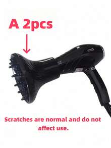 1pc Black Hair Dryer Diffuser, Suitable For Curling, Styling And Drying Hair, Salon Professional Hair Dryer Diffuser Attachment, Compatible With Various Hair Dryer Models, Salon And Stylist Styling Tool - Multicolor - View 13