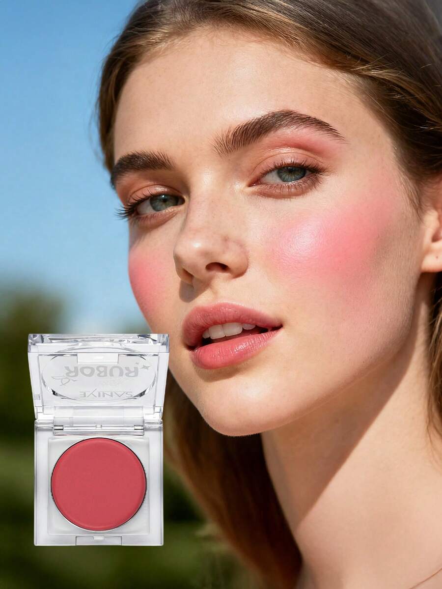SANIYE Rubor de Crema Multifuncional de 4 Colores: Vibrante, Suave para el Rostro, Labios y Ojos. Colorea todo tu rostro fácilmente de alta pigmentación y dura 24 horas. Resistente al agua y a sudor, Apta para todos los tonos de piel y colores sólidos, ideal para universidad y oficina, perfecto para las fiestas como Navidad, Halloween y Día de muertos. - 02 - Ver 1