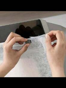 Rolă de 5 m pentru hotă de bucătărie rezistentă la temperaturi ridicate, filtru absorbant de ulei cu autocolant și membrană rezistente la ulei - Mențineți bucătăria curată și proaspătă, Bucătărie, Baie, Casă, Articole de uz casnic