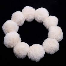 10pcs 5-6cm Faux Rex Rabbit Fur Pompom Balls Artificial Fluffy Soft Christmas Pompons DIY Pom Poms Handmade Keychain Charms Clothing Hats Gloves Sewing Crafts Supplies - Multicolor - View 30