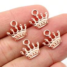 30pcs 13x14mm Crown Charms Pendant Zinc Alloy Metal DIY Jewelry Making Accessories Findings For Necklace BraceletValentine's Day Gift For Her JVLD - 皇冠飾物 - 查看 7