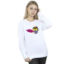 Disney Womens/Ladies Big Hero 6 Baymax Fred Fired Up Sweatshirt (White) - White - View 3