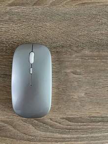 1pc Macaron Color Plastic Wireless Silent Mouse, Compatible With Ipad And Laptop (Battery Not Included)