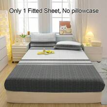 1 Peça Capa de Colchão Macia e Respirável com Padrão de Quebra-cabeça, Protetor de Roupa de Cama Confortável para Quarto, Quarto de Hóspedes e Dormitório, Capa de Colchão (Fronha Não Incluída)