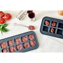 2 Tbsp. Silicone Freezer Molds - Storing Garlic, Herbs, Ginger, Pesto, Tomato Paste, Lemon, Purees And More - Silicone Food Freezer Tray - Cranberry U2013 2 - Pack - Gói 2 + Than - Xem 3