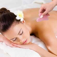 4-In-1 Massage Comb With Gua Sha Tool, Pink Gua Sha Facial Tools, Scalp Massager For Head Neck Face Eye Body Care With Gift Bag For Family And Friends