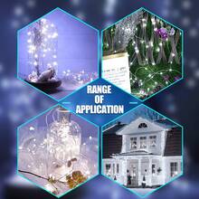 No Plug Needed, More Flexible! LED Copper Wire Decorative Lights – With Remote + 8 Flashing Modes, Battery-Powered, IP65 Waterproof | Indoor/Outdoor Use, Perfect For Christmas Tree Decor, Wedding Setup, Bedroom Ambiance & DIY Decor - Bronze - View 11