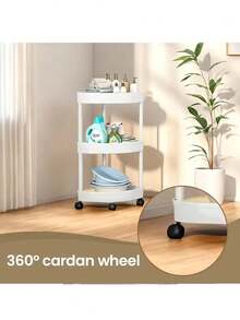 Estantería giratoria de 4 niveles para baño y cocina, apta para 48 escenarios. Estantería de esquina para baño con ruedas giratorias, estantería de almacenamiento triangular de 3 capas, diseño de 90° que ahorra espacio, drenaje hueco reforzado y elevado, material de plástico para baño, cocina, dormitorio, sala de estar