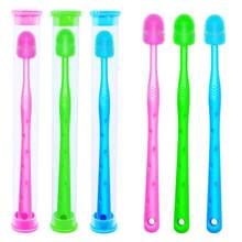 Dog Soft Toothbrush Finger Toothbrush 360 Degree Pet Toothbrush Small To Large Dogs - ban đầu - Xem 2