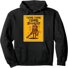 Tung Tung Tung Sahur Comic Poster Brainrot Pullover Hoodie - 黑11 - 查看 1