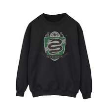 Harry Potter Mens Slytherin Chest Badge Sweatshirt (Black) - Coffee Brown - View 2