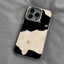 Suitable For Apple Phone Case Yusha Black And White Cat - Mixed Color 1 - View 4