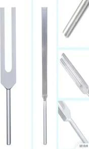 DEXSUR Medical Grade Aluminum Alloy Sensory Tuning Fork Activator For Healing, Therapy Non Magnetic, One Each Of C 128 Tuning Fork - ColorC - 查看 7