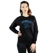 Harry Potter Damen Ravenclaw Melange Sweatshirt (Schwarz)