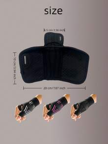 1pc Thumb Support Wrist Brace - A Unisex Thumb Support Wrist Brace. It Is An Ergonomic Thumb Protection Gear That Can Be Worn On Either The Left Or Right Hand. - Multicolor - View 7
