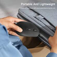 Souris sans fil, souris ergonomique 2,4 G, proche de la paume, stable et fluide, faible latence. Équipée d'un récepteur USB, souris sans fil portable, convient aux ordinateurs portables/Windows/ordinateurs, au bureau et aux loisirs