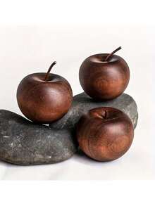 1/2pcs Elegant Apple Aroma Diffuser, Natural Saba Wood Apple Scent Diffuser, Suitable For Car And Home - Decorative Air Freshener, Fit For Vehicle And Indoor Space, Christmas Gift, Compact & Charming, Mini & Cute Home Decor Christmas Decorations Room Decor, Christmas Gifts