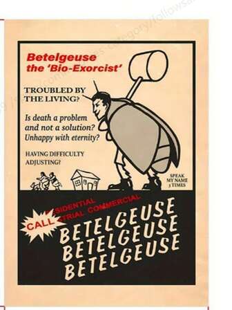 Impresión de lienzo sin marco del arte moderno clásico de estilo art déco "Betelgeuse Bio-Exorcist" para decoración del hogar, oficina, baño, sala de estar, dormitorio y restaurante - Pintura de tinta de dibujos animados para colgar en la pared, interior y exterior